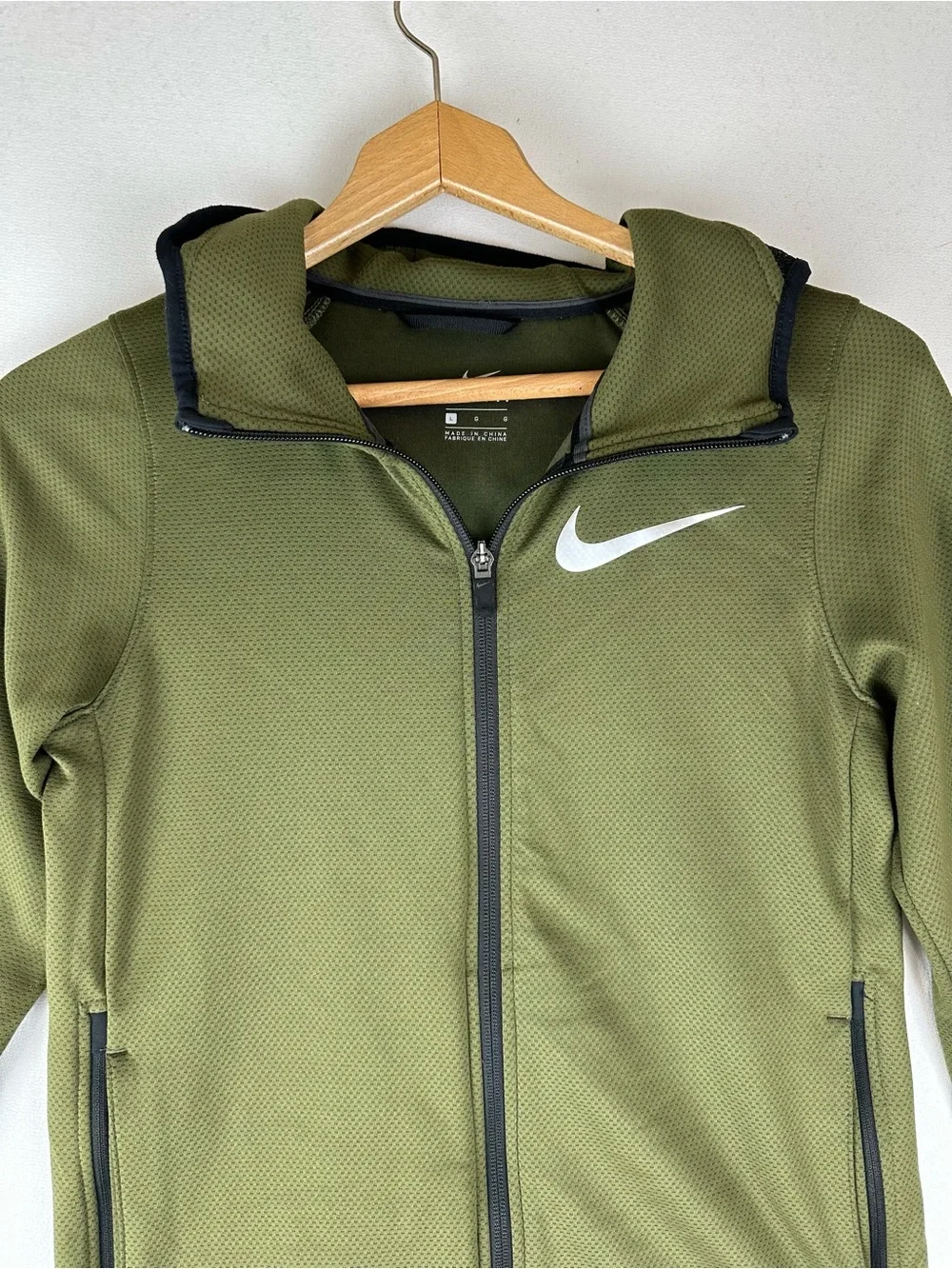 Nike Dri-Fit Full Zip Basketball Hoodie Jacket Kids L Sporty